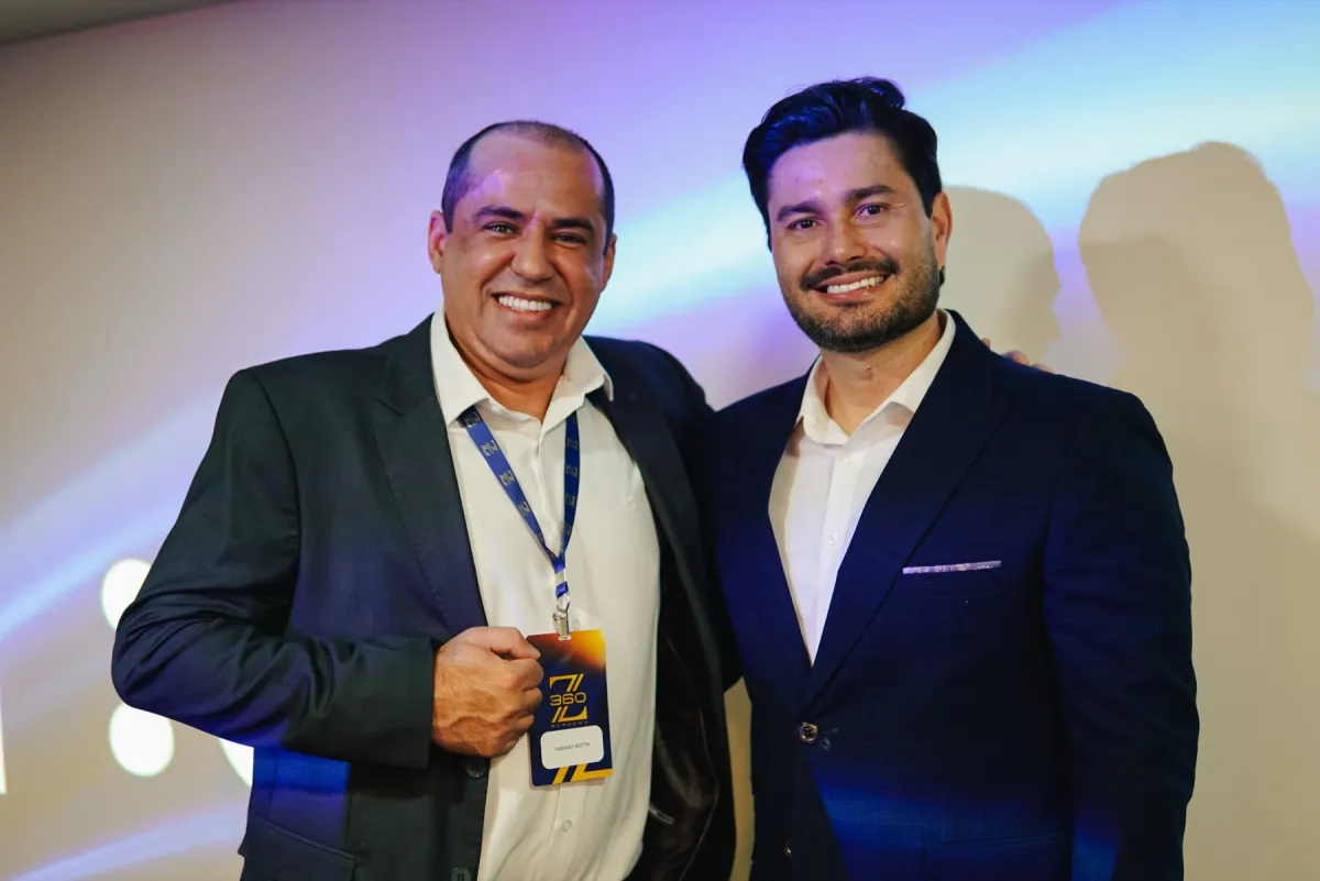 Rafael Zawitoski com um participante da Z-360 Academy